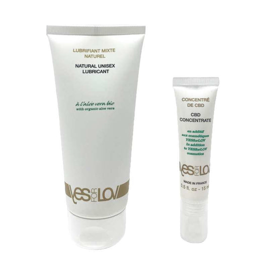 Lubrifiant aloé vera & concentré de CBD | YES FOR LOV - CBDelys