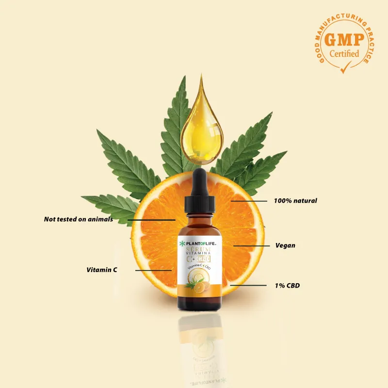 Sérum CBD Vitamine C Plant of Life 30ml - CBDelys