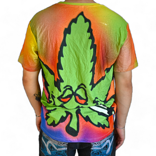 T-shirt Cannabis Multicolore – détail 2