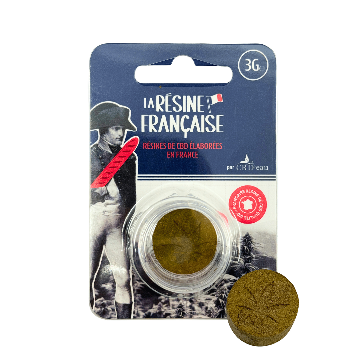 Résine CBD 3gr - POLLEN JAUNE – LA RÉSINE FRANÇAISE – vue principale