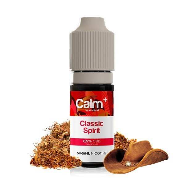 Classic Spirit 10ml Calm+ by Minimal - E-liquide CBD Nicotine FUU – vue principale