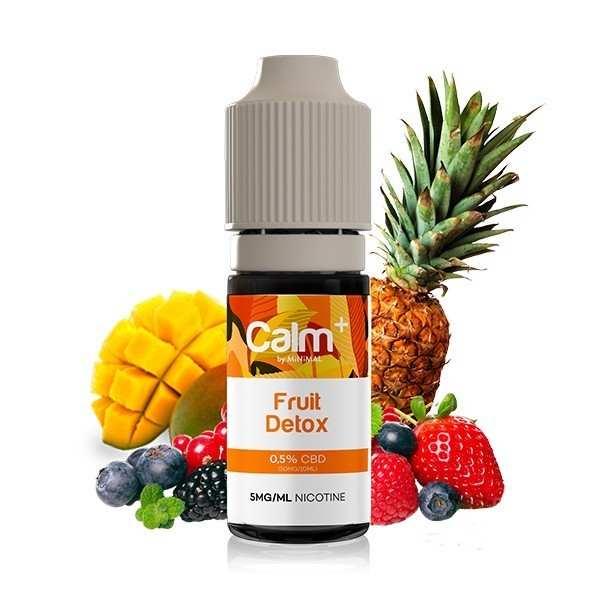 E-liquide Fruit Detox 10ml Calm+ CBD Nicotine - FUU – vue principale