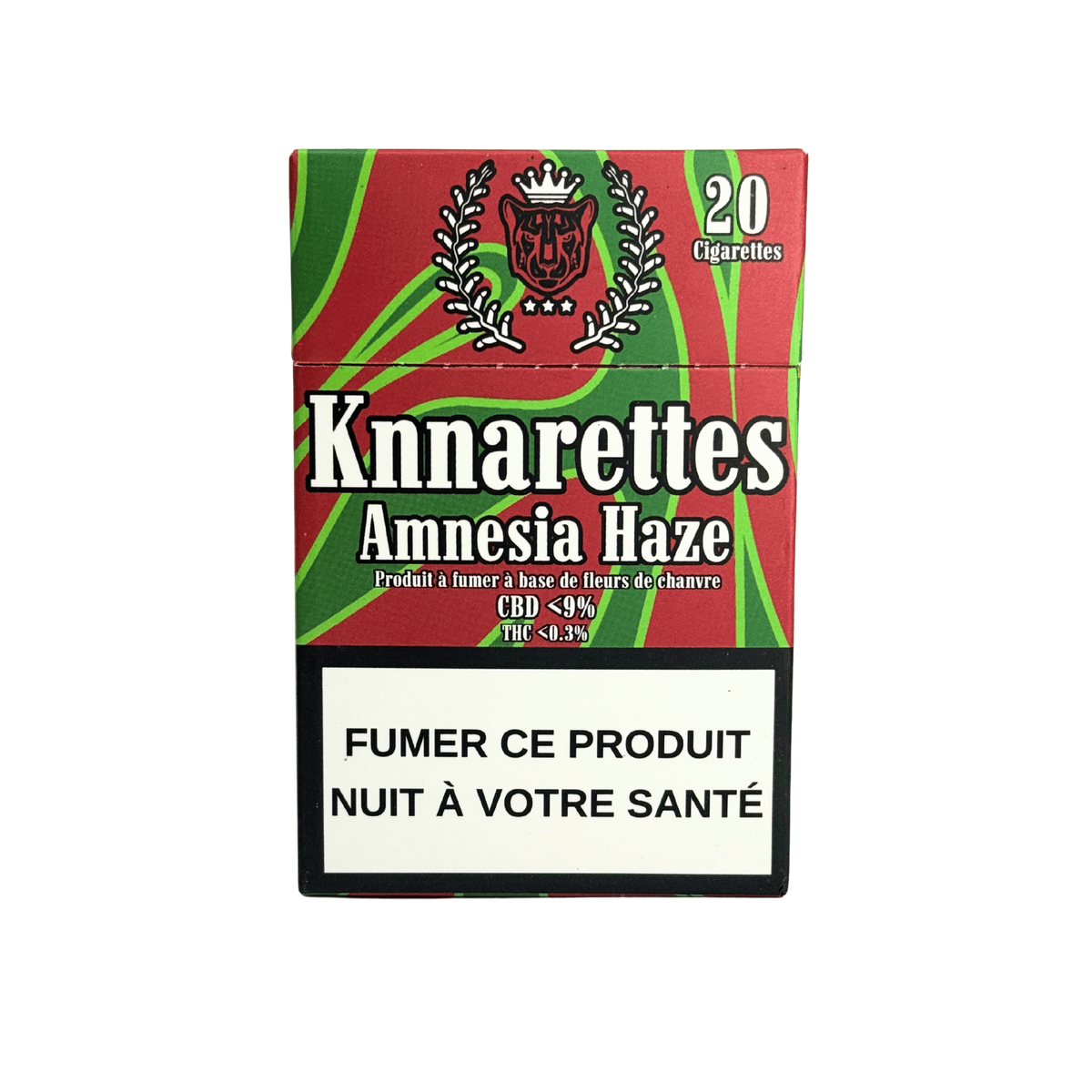 Cigarettes CBD Amnesia Haze KNNARETTES - CBDelys