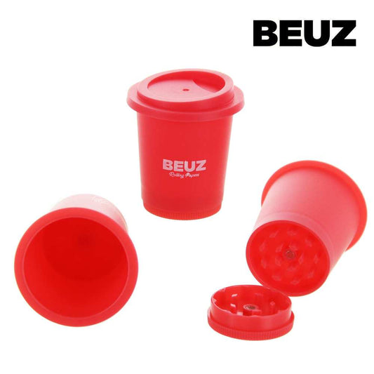 Lot de 18 Boites en plastique Beuz avec mini Grinder – détail 2