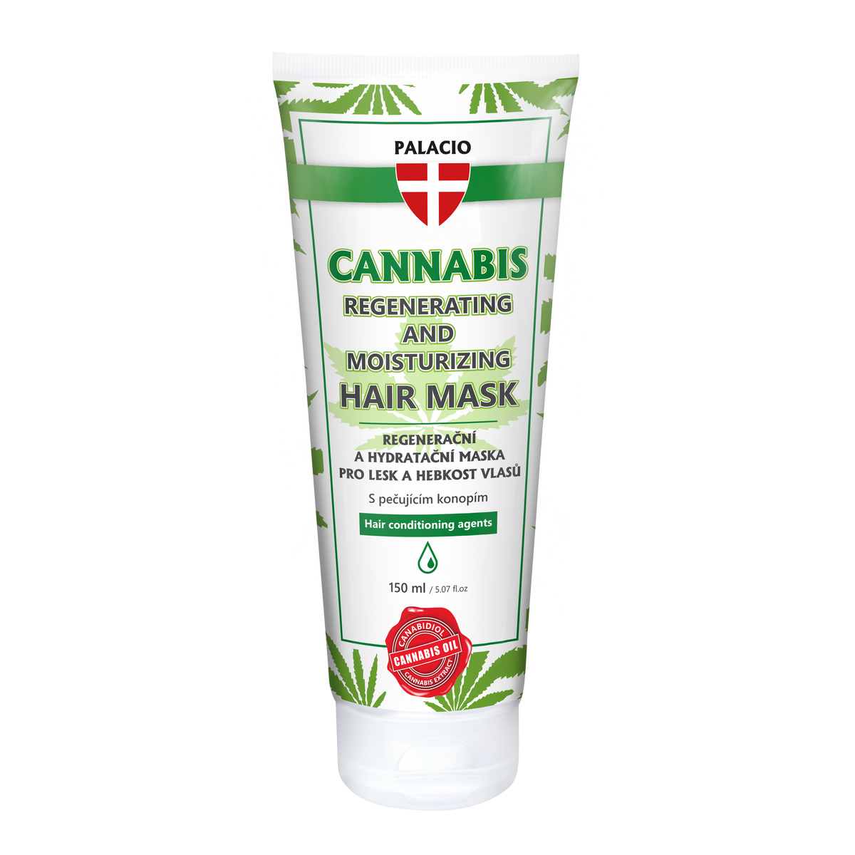 Masque Capillaire au Chanvre & CBD, 150 ml Palacio - CBDelys