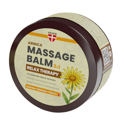 Baume de Massage Relax 3en1 Chauffant Arnica & Camphre, 300 ml Palacio - CBDelys