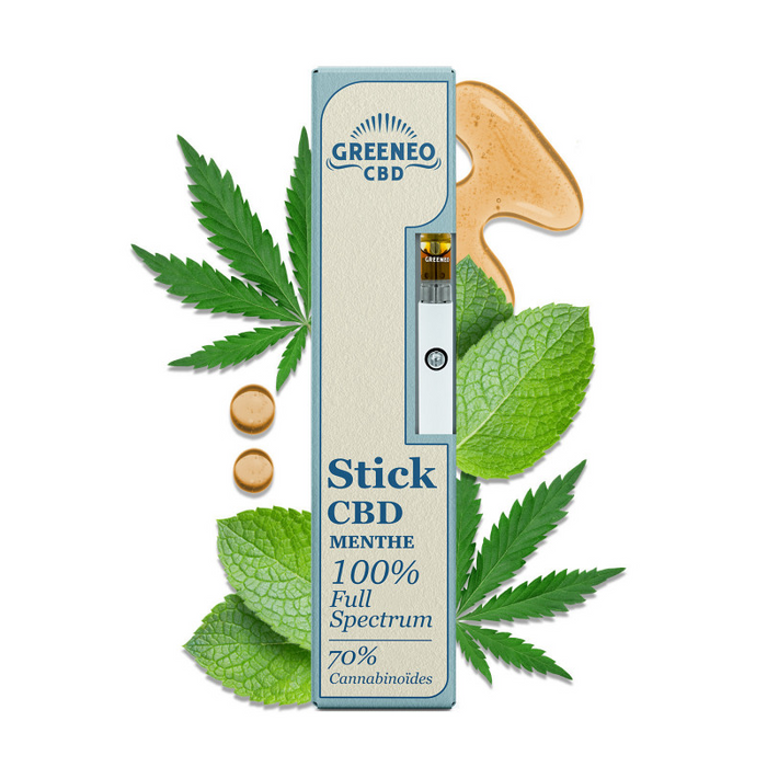 Vape pen CBD full spectrum 70% – GREENEO sans nicotine – vue principale