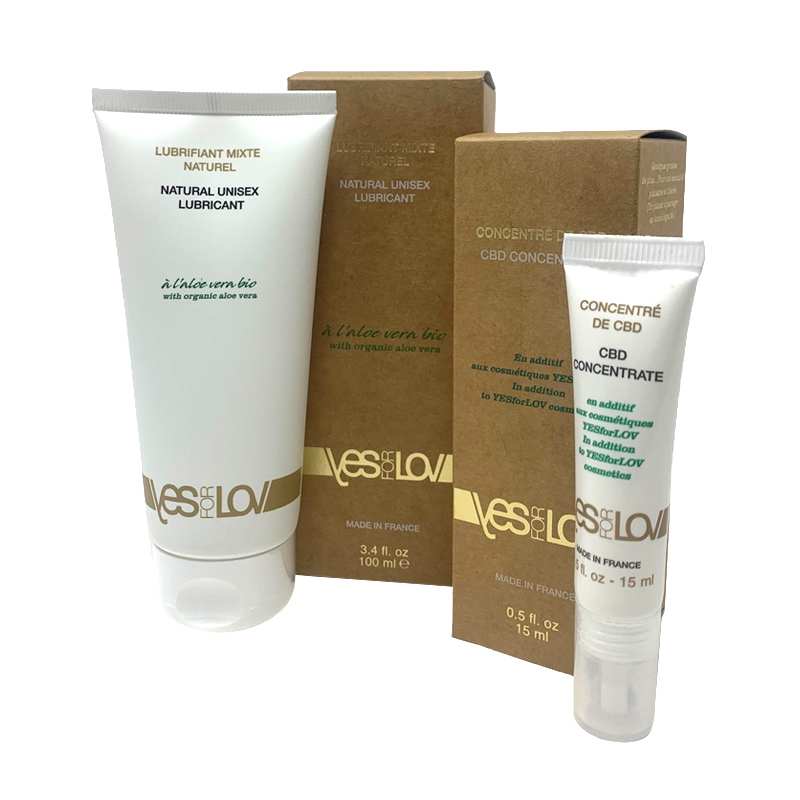 Lubrifiant aloé vera & concentré de CBD | YES FOR LOV - CBDelys