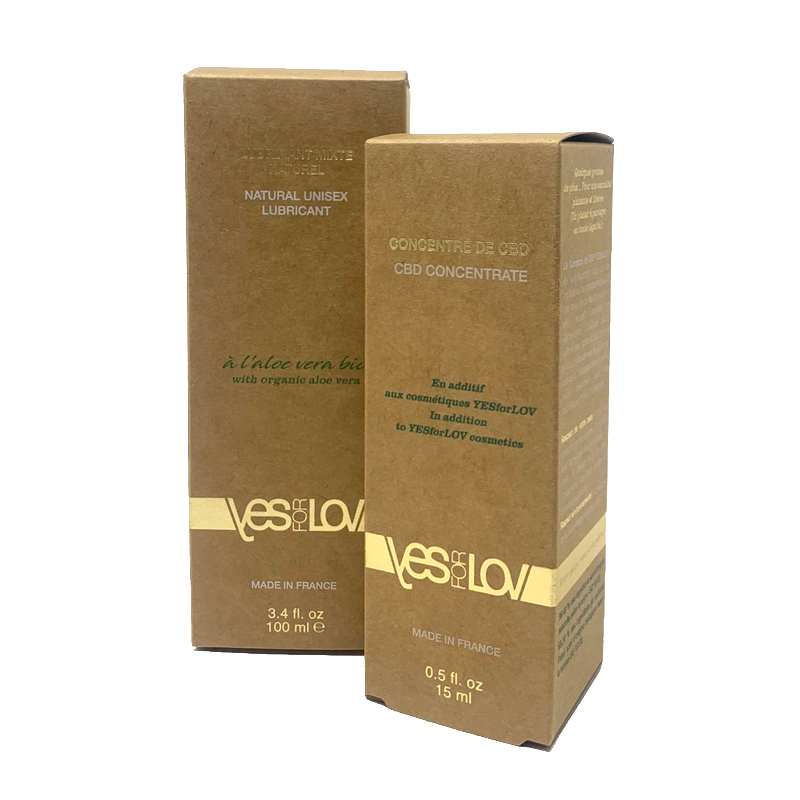 Lubrifiant aloé vera & concentré de CBD | YES FOR LOV - CBDelys