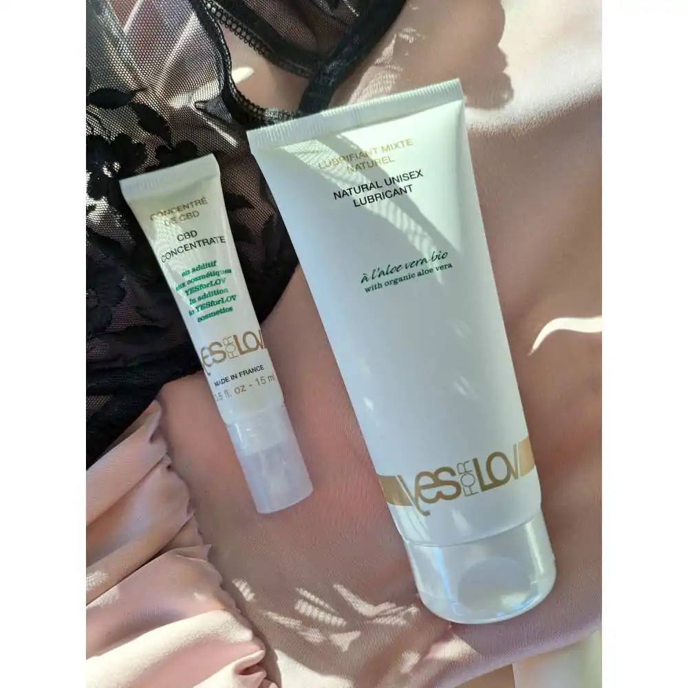 Lubrifiant aloé vera & concentré de CBD | YES FOR LOV - CBDelys