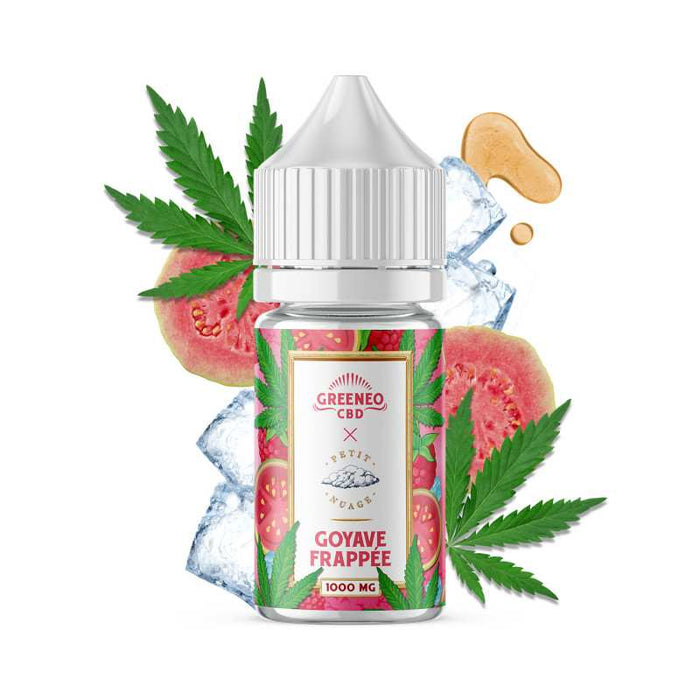 E-liquide CBD goyave frappée – GREENEO sans nicotine – 30 ml – vue principale