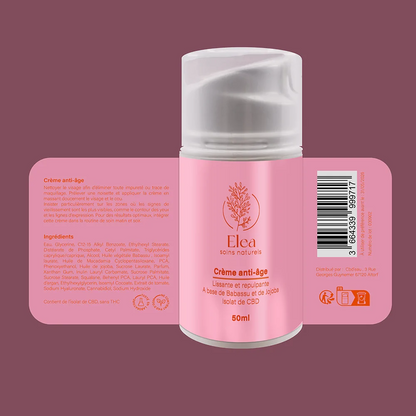 Crème anti-âge CBD | ELEA - CBDelys