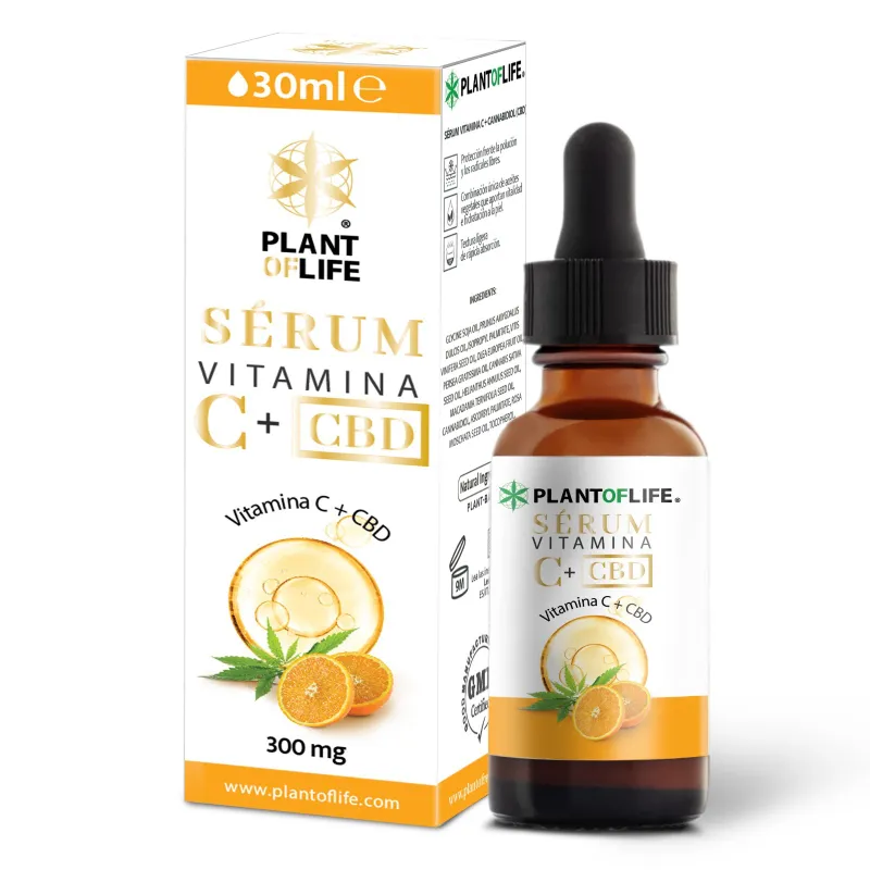 Sérum CBD Vitamine C Plant of Life 30ml - CBDelys