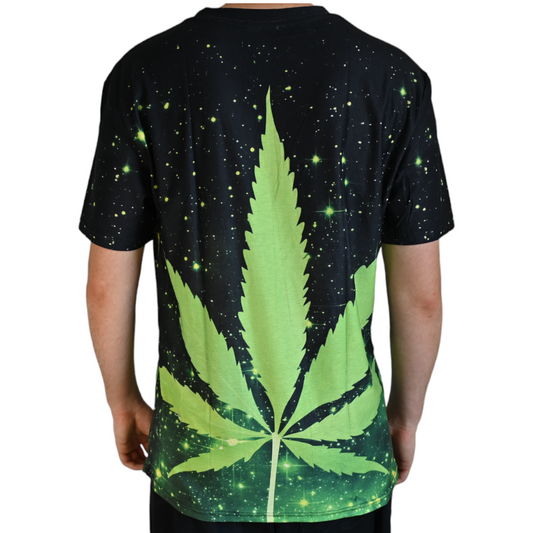T-shirt Cannabis Galaxy – détail 2