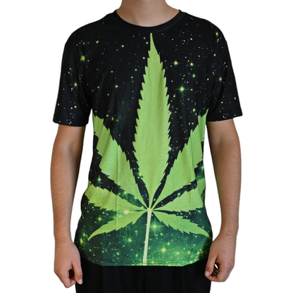 T-shirt Cannabis Galaxy – vue principale
