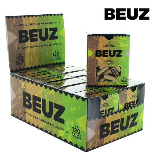 12 Boites de Filtre Carton Filtres pré-roulés Beuz (120 filtres par boîte) – vue principale