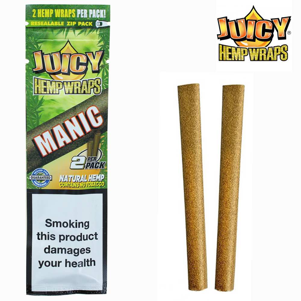 Blunt de chanvre Manic Boîte de 25 paquets – JUICY JAY'S – détail 2