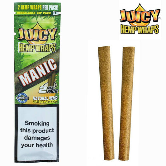 Blunt de chanvre Manic Boîte de 25 paquets – JUICY JAY'S – détail 2