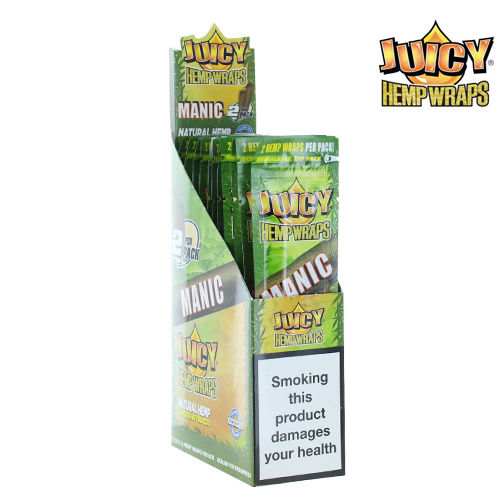 Blunt de chanvre Manic Boîte de 25 paquets – JUICY JAY'S – vue principale