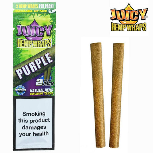 Blunt de chanvre Purple Boîte de 25 paquets – JUICY JAY'S – détail 2