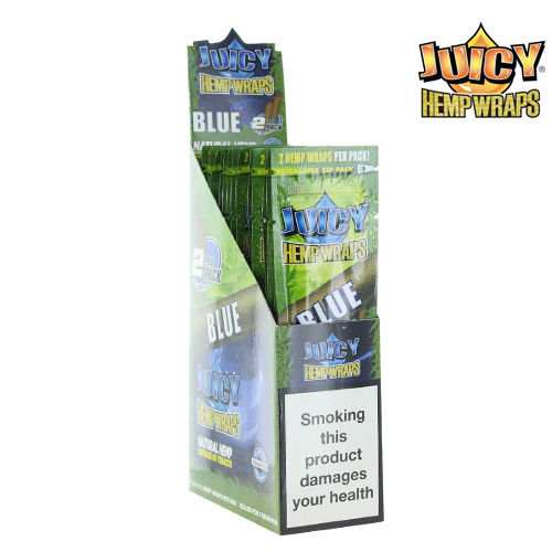 Blunt de chanvre Blue Boîte de 25 paquets – JUICY JAY'S – vue principale