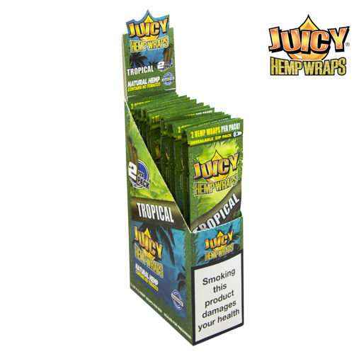 Blunt de chanvre Tropical Boîte de 25 paquets – JUICY JAY'S