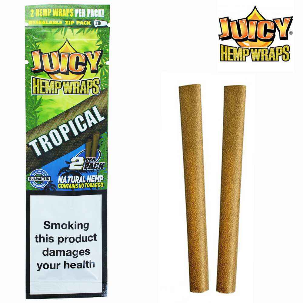 Blunt de chanvre Tropical Boîte de 25 paquets – JUICY JAY'S