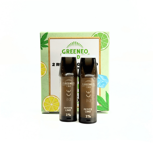 Cartouches CBD PETITE LIMO - 2 pcs – GREENEO – détail 2
