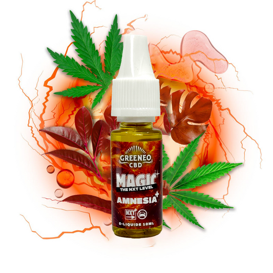 E-liquide CBD Magic Amnesia NXT+ Rouge 10ml – GREENEO – vue principale