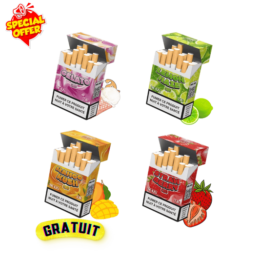 Pack 4 Cigarettes CBD Cocoribud Premium - CBDelys