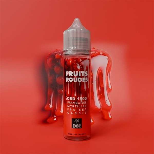 E-liquide CBD Fruits Rouges 50ml Marie Jeanne - CBD Isolat 1500mg – 2500mg – vue principale