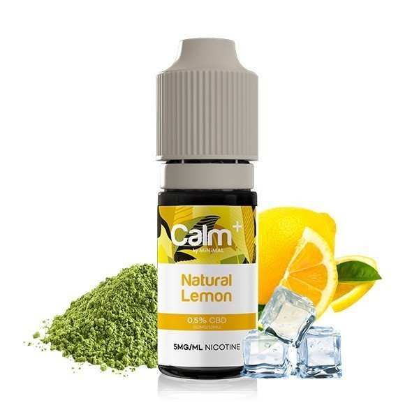 E-liquide CBD Natural Lemon 10ml Calm+ by Minimal - FUU – vue principale