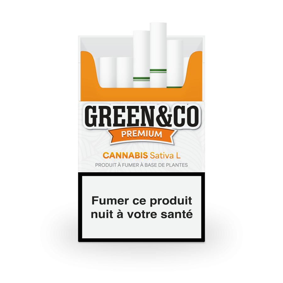 Cigarettes CBD Premium Green&Co - CBDelys