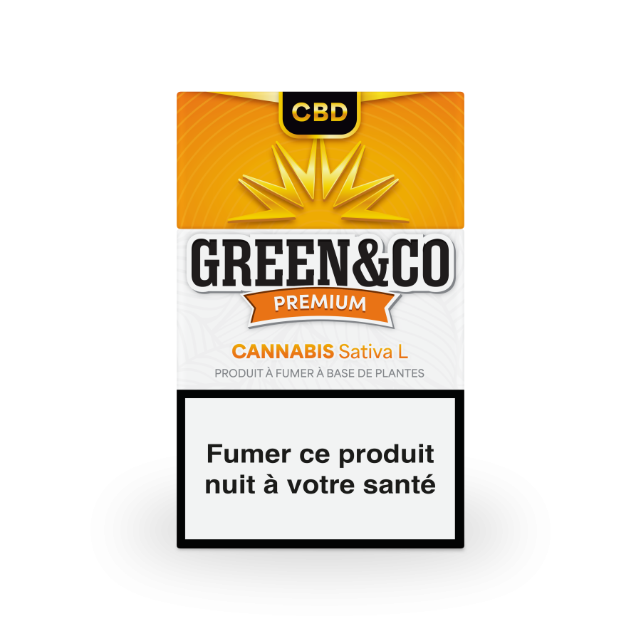 Cigarettes CBD Premium Green&Co - CBDelys