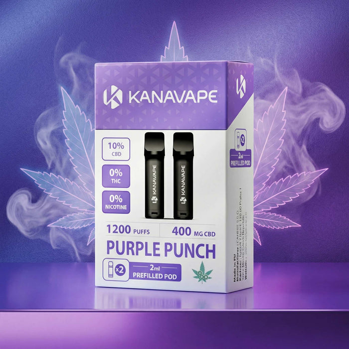 Pod CBD Kanavape Purple Punch 2x2ml - 400mg CBD – vue principale