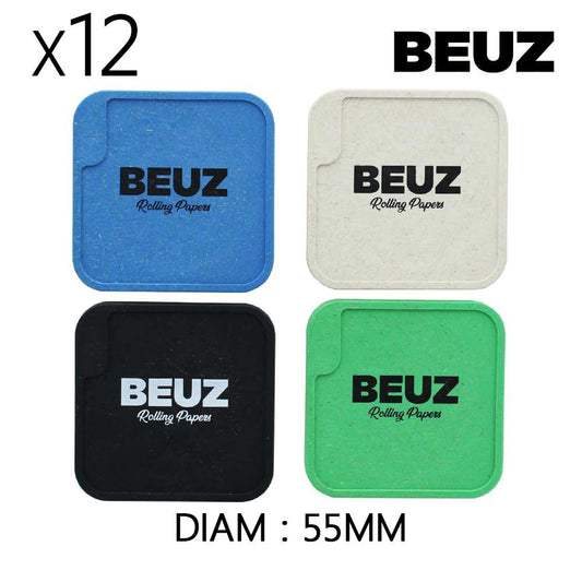 Boîte de 12 Grinders en chanvre 55 mm Kush Beuz Cubex – détail 2