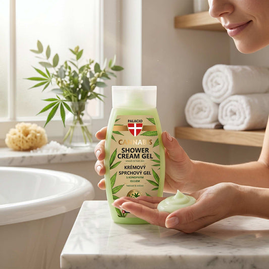 Gel Douche au Chanvre – Soin Douceur & Fraîcheur, 250 ml Palacio - CBDelys