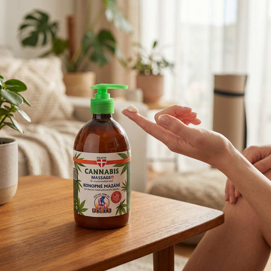 Lotion au Chanvre avec Pompe – Massage & Détente, 500 ml Palacio - CBDelys