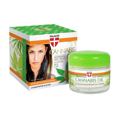 Crème Visage au Chanvre – Soin Régénérant 24h, 50 ml Palacio - CBDelys