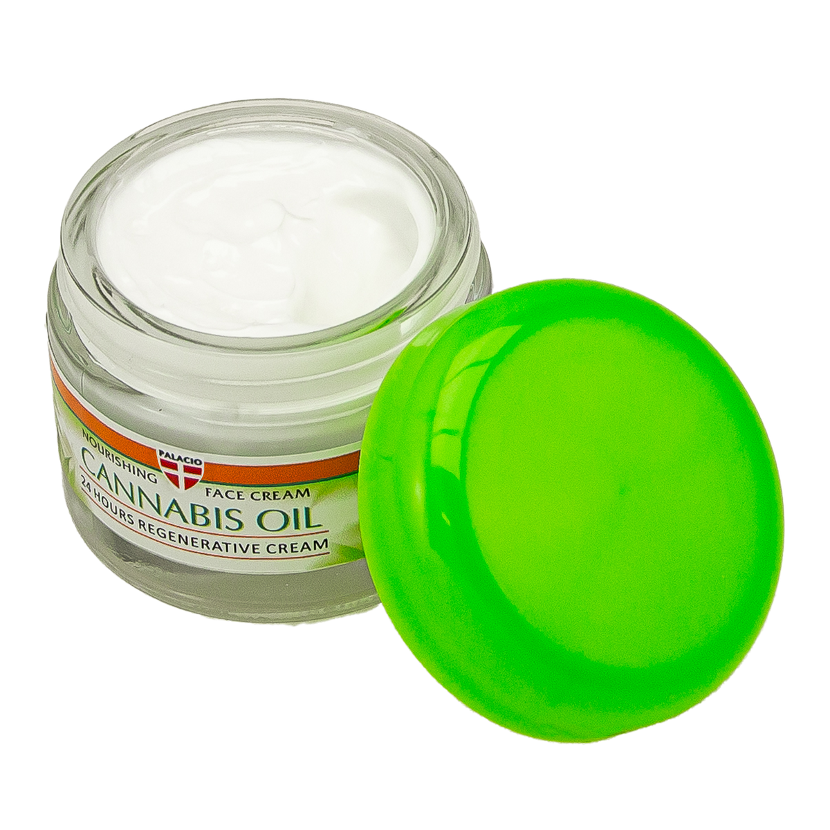 Crème Visage au Chanvre – Soin Régénérant 24h, 50 ml Palacio - CBDelys