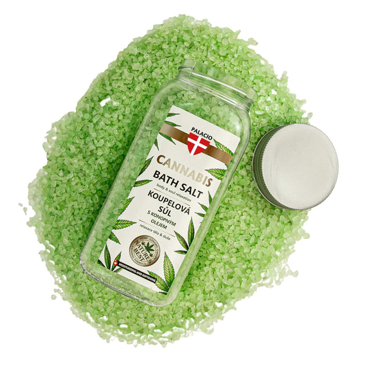 Sel de Bain au Chanvre – Détente & Soin de la Peau, 900 g Palacio - CBDelys