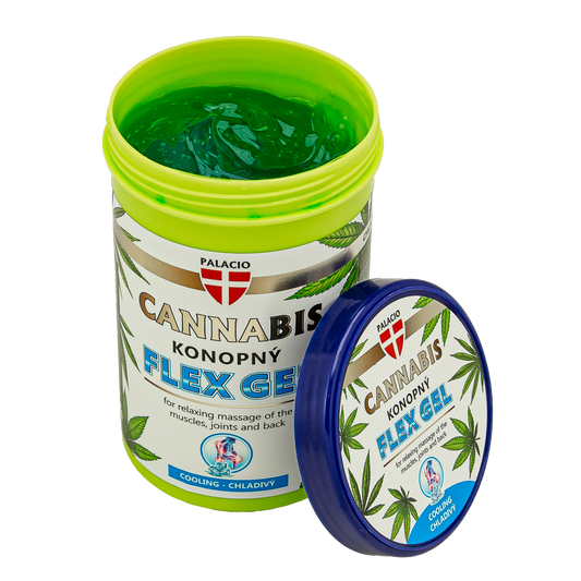 Gel de Massage au Chanvre Flex - Effet Rafraîchissant, 380 ml Palacio - CBDelys