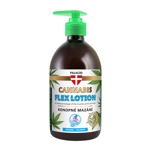 Gel de massage au chanvre effet rafraîchissant, 500 ml Palacio - CBDelys
