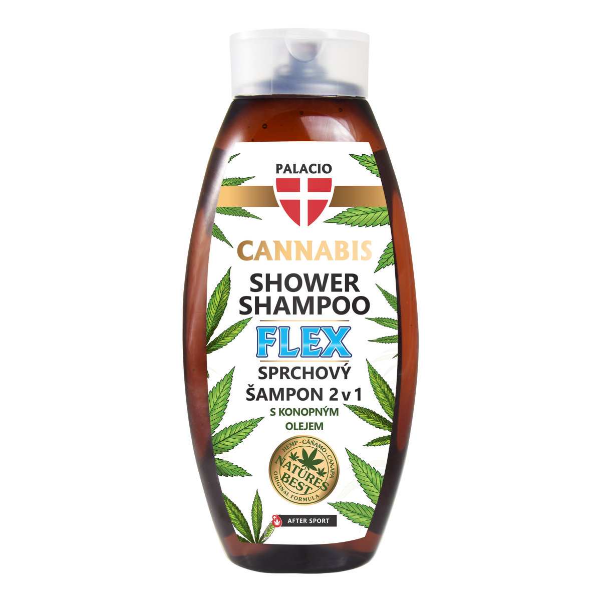Shampooing Douche au Chanvre FLEX – Effet Frais, 500 ml Palacio - CBDelys