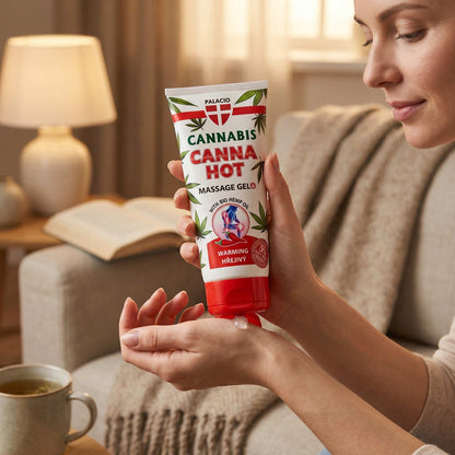 Gel de massage chauffant au chanvre CANNAHOT, 200 ml Palacio - CBDelys