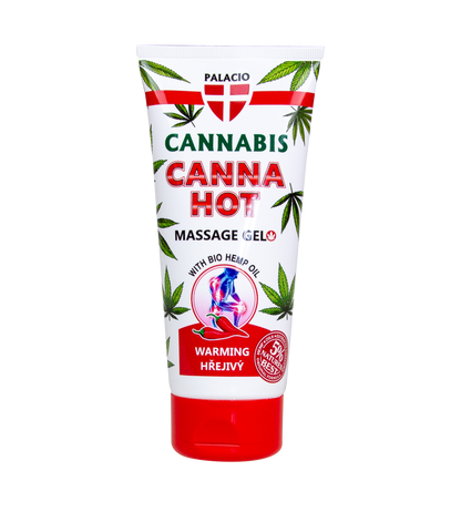 Gel de massage chauffant au chanvre CANNAHOT, 200 ml Palacio - CBDelys
