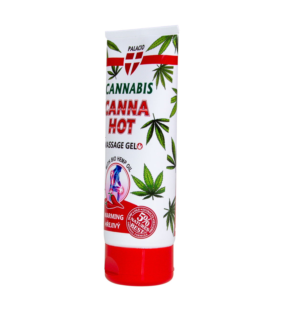 Gel de massage chauffant au chanvre CANNAHOT, 200 ml Palacio - CBDelys