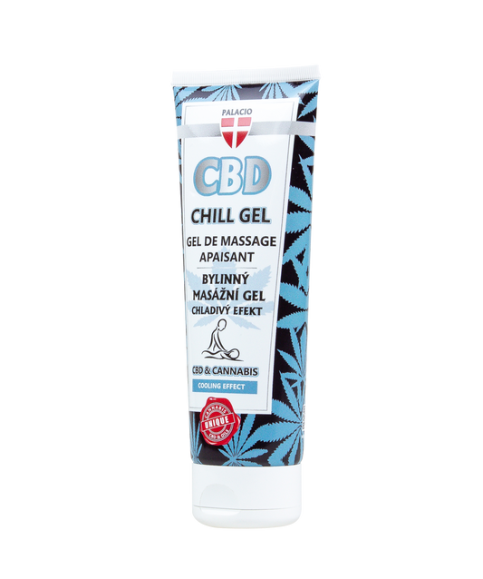Gel de massage rafraîchissant CBD Chill, 200 ml Palacio - CBDelys
