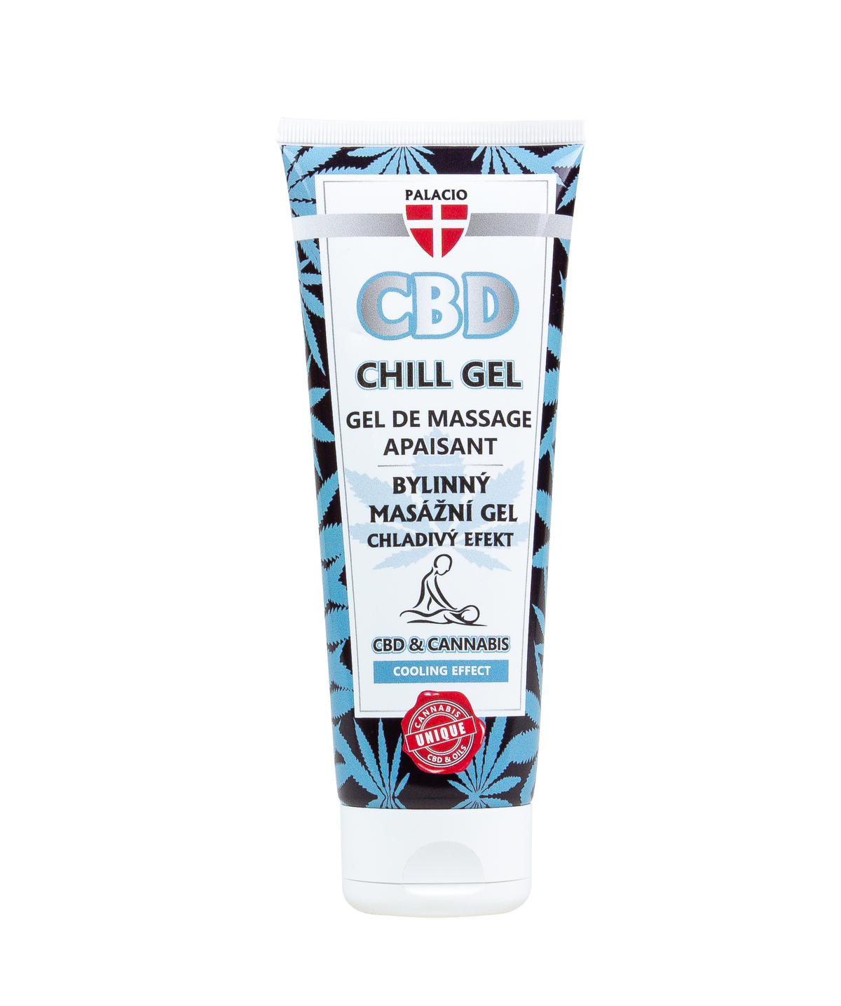 Gel de massage rafraîchissant CBD Chill, 200 ml Palacio - CBDelys