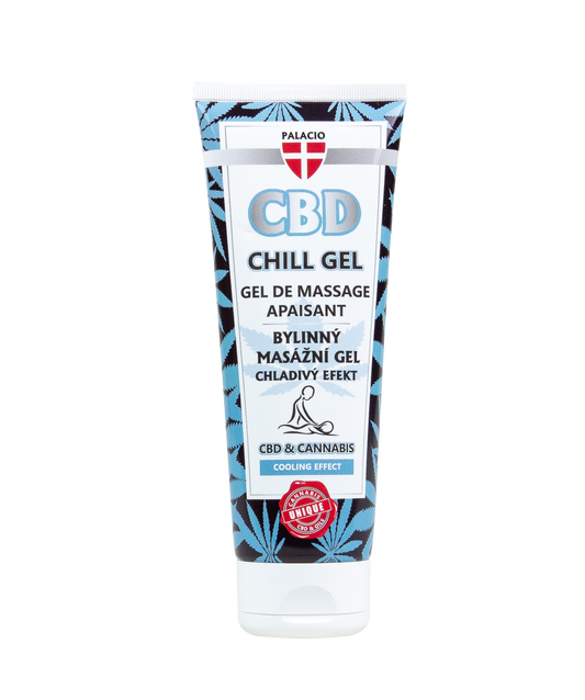 Gel de massage rafraîchissant CBD Chill, 200 ml Palacio - CBDelys